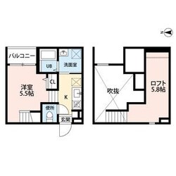 呼続駅 徒歩10分 2階の物件間取画像